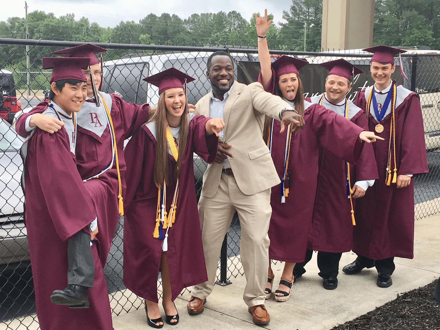 Rennie Curran with fans