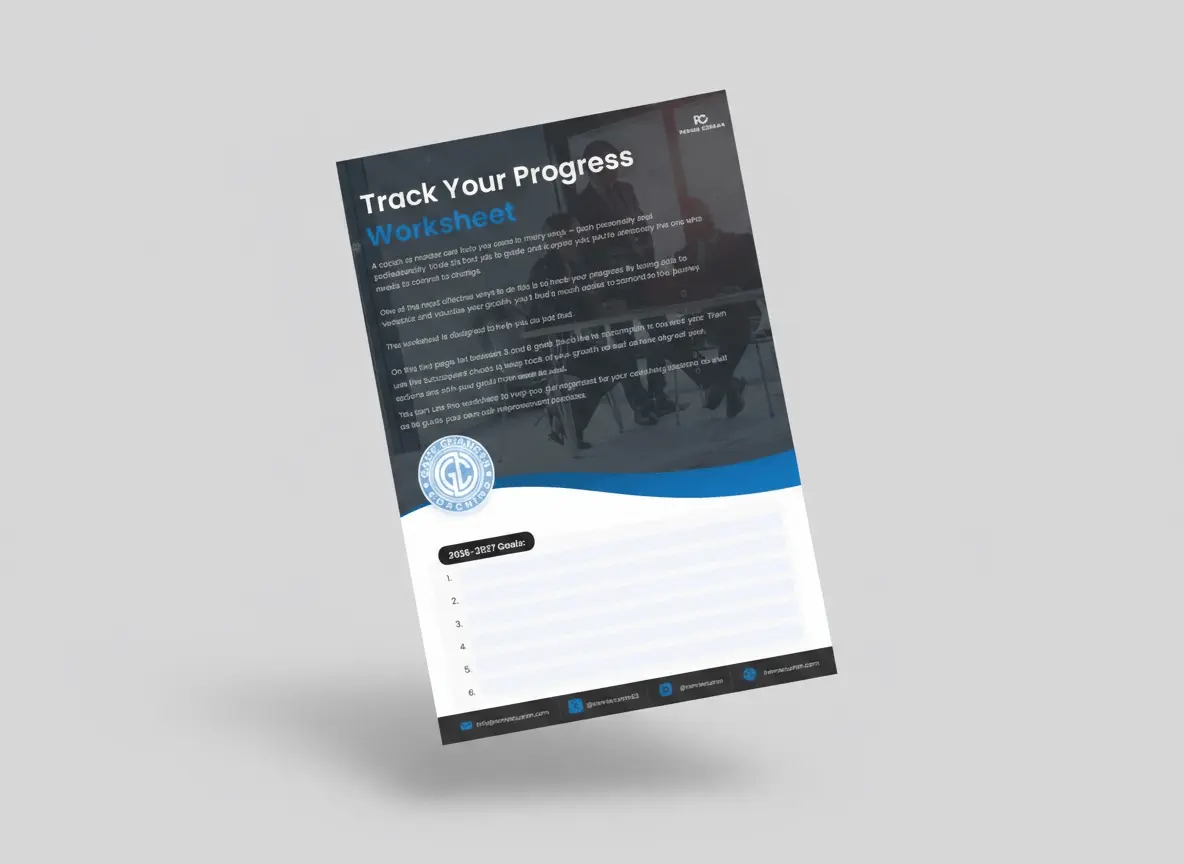 progress tracking sheet